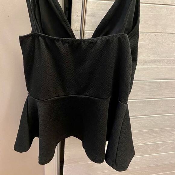 Arden b black peplum tank top - Picture 5 of 5